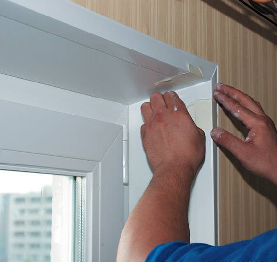 установить откосы и подоконники на окна