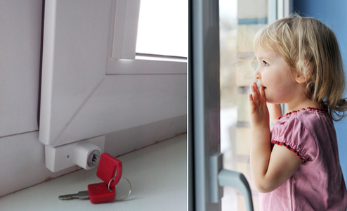 установка детских замков на окна москва